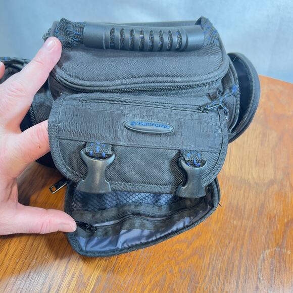 Samsonite Camera Bag Adjustable Shoulder Strap 4+ Zip Pockets Padded Divider - Picture 15 of 16